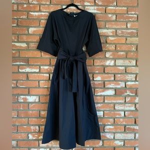 COS NAVY RELAXED WIDE LEG JUMPSUIT SZ. SMALL TO MEDIUM